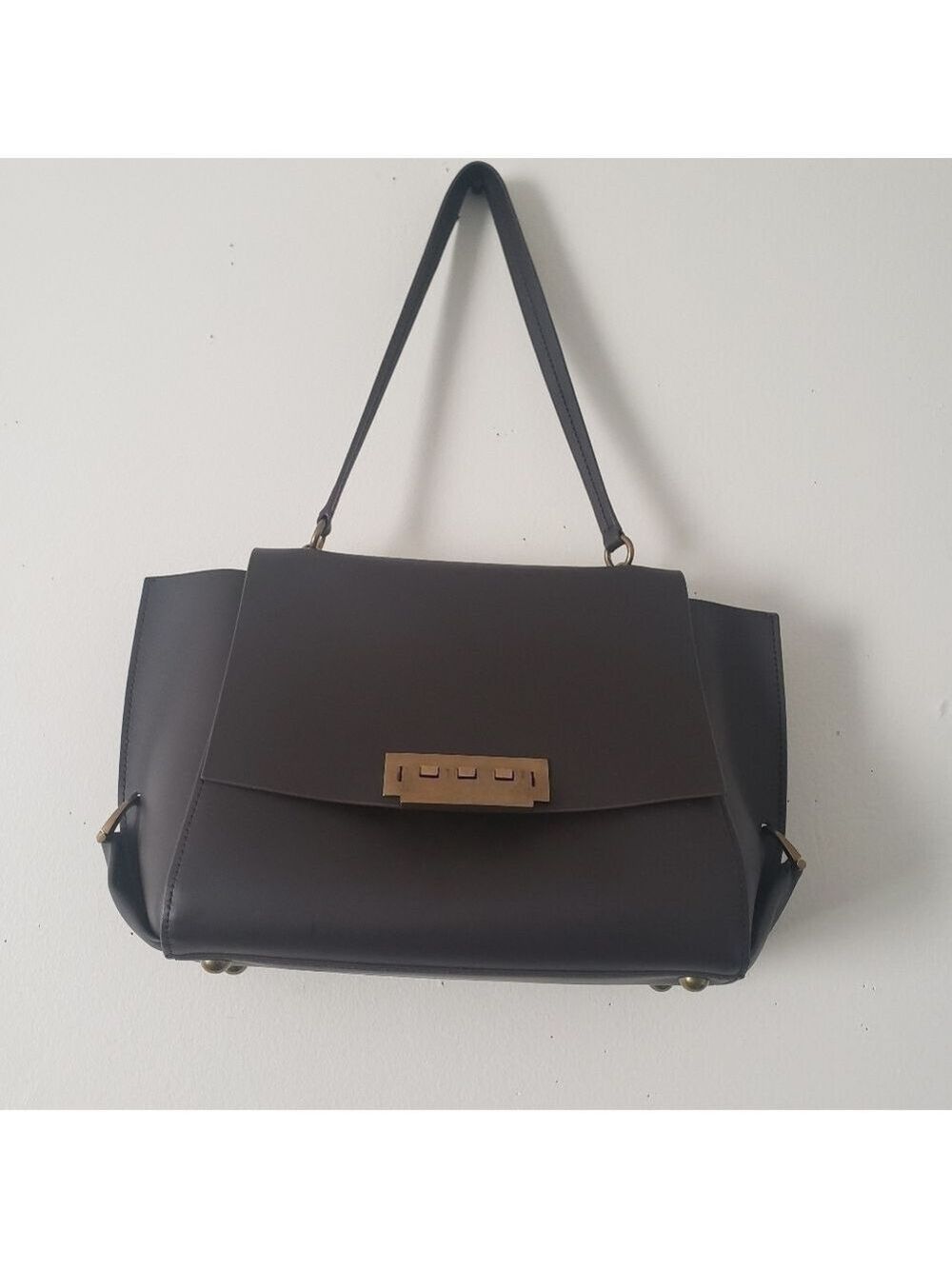 HP. Zac Posen Eartha Folded Gusset Shoulder Bag.